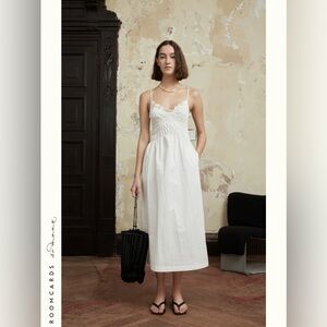 Roomcards white beach dress Size S